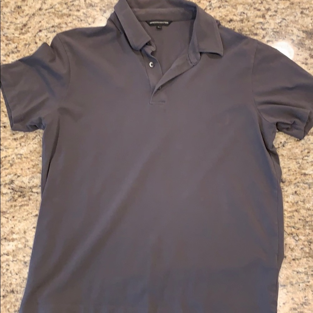 Men’s Express grey collar shirt size large